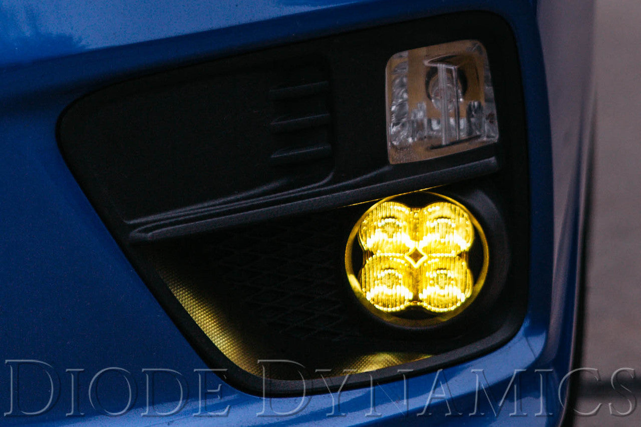 Diode Dynamics SS3 LED Fog Light Kit for 2013-2015 Honda Accord Yellow SAE-DOT Fog Pro