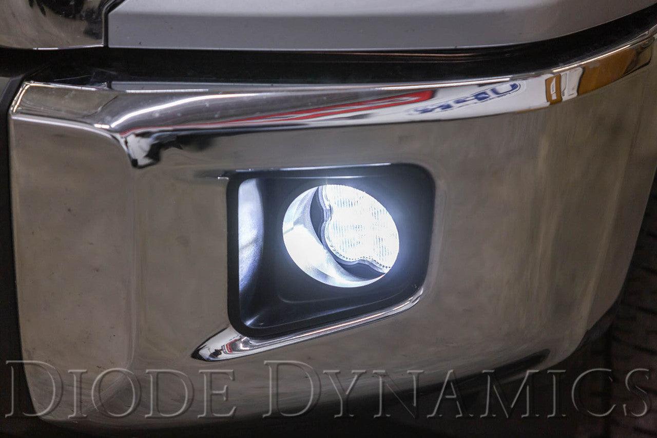 Diode Dynamics SS3 LED Fog Light Kit for 2014-2021 Toyota Tundra, Yellow SAE-DOT Fog Sport - Apollo Optics