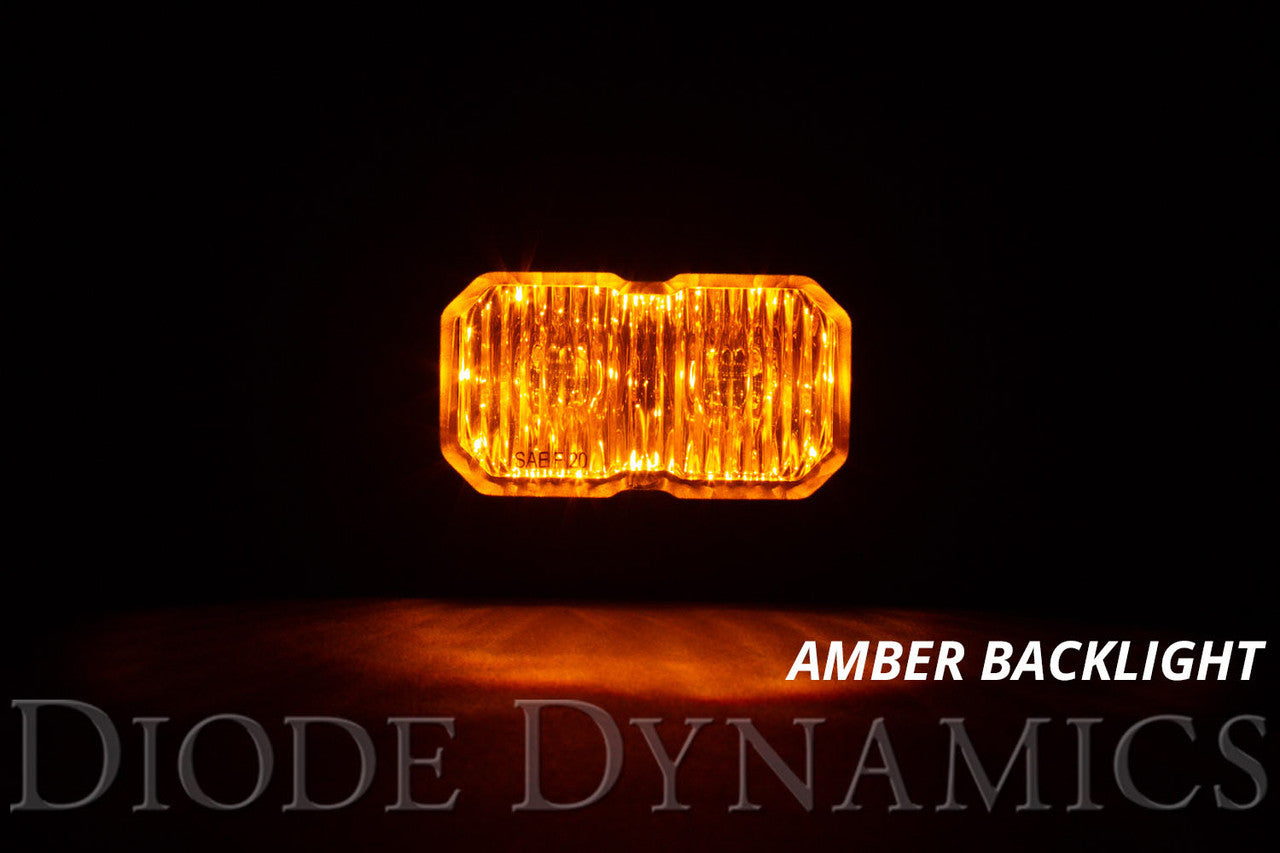 Diode Dynamics Stage Series 2 Inch LED Pod, Pro Yellow Spot Standard ABL Each