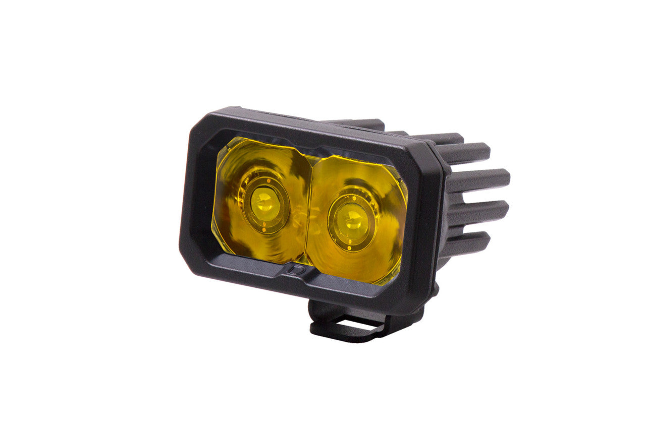 Diode Dynamics Stage Series 2 Inch LED Pod, Pro Yellow Spot Standard ABL Each