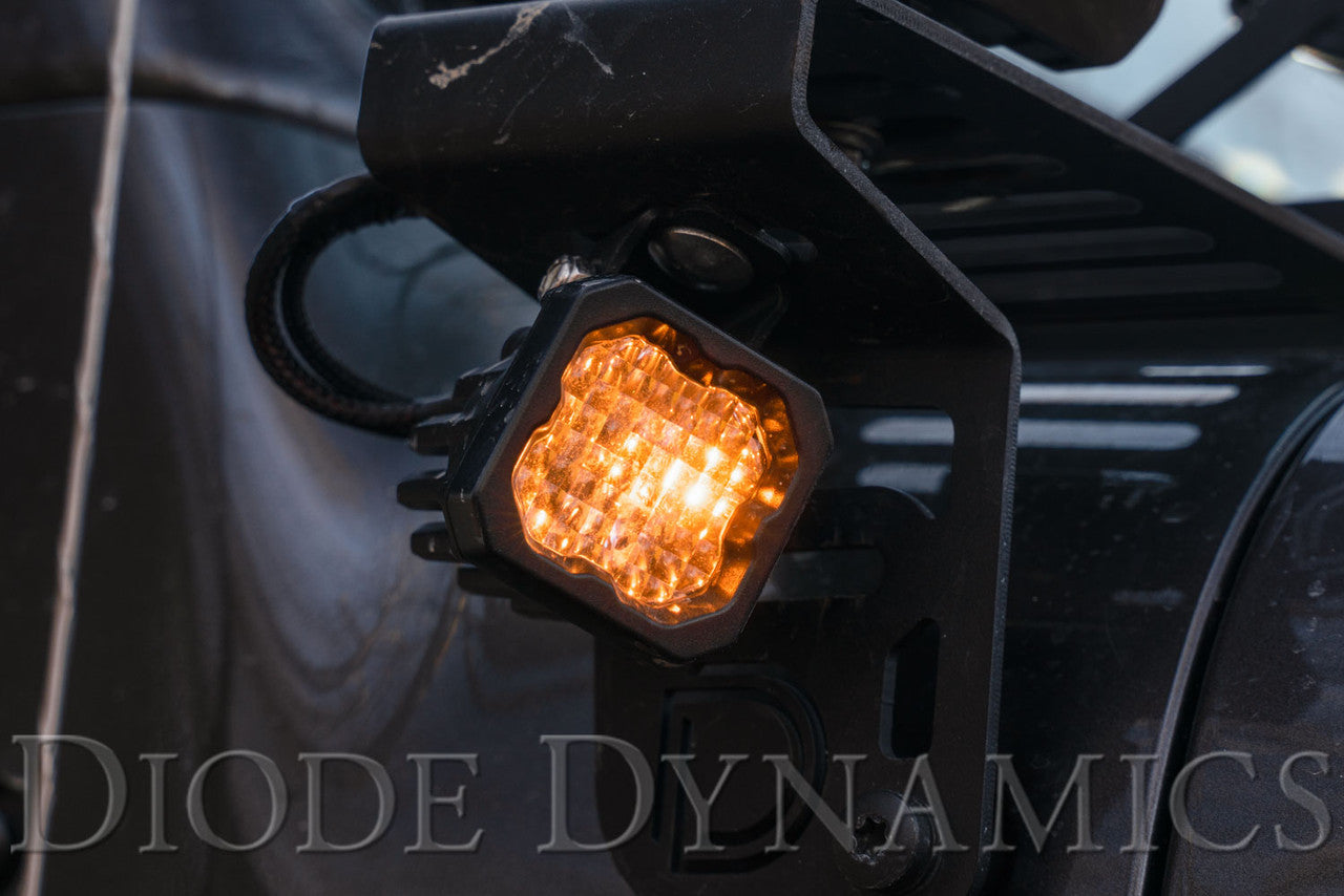 Diode Dynamics Stage Series C1 LED Pod Sport White Flood Standard WBL Pair