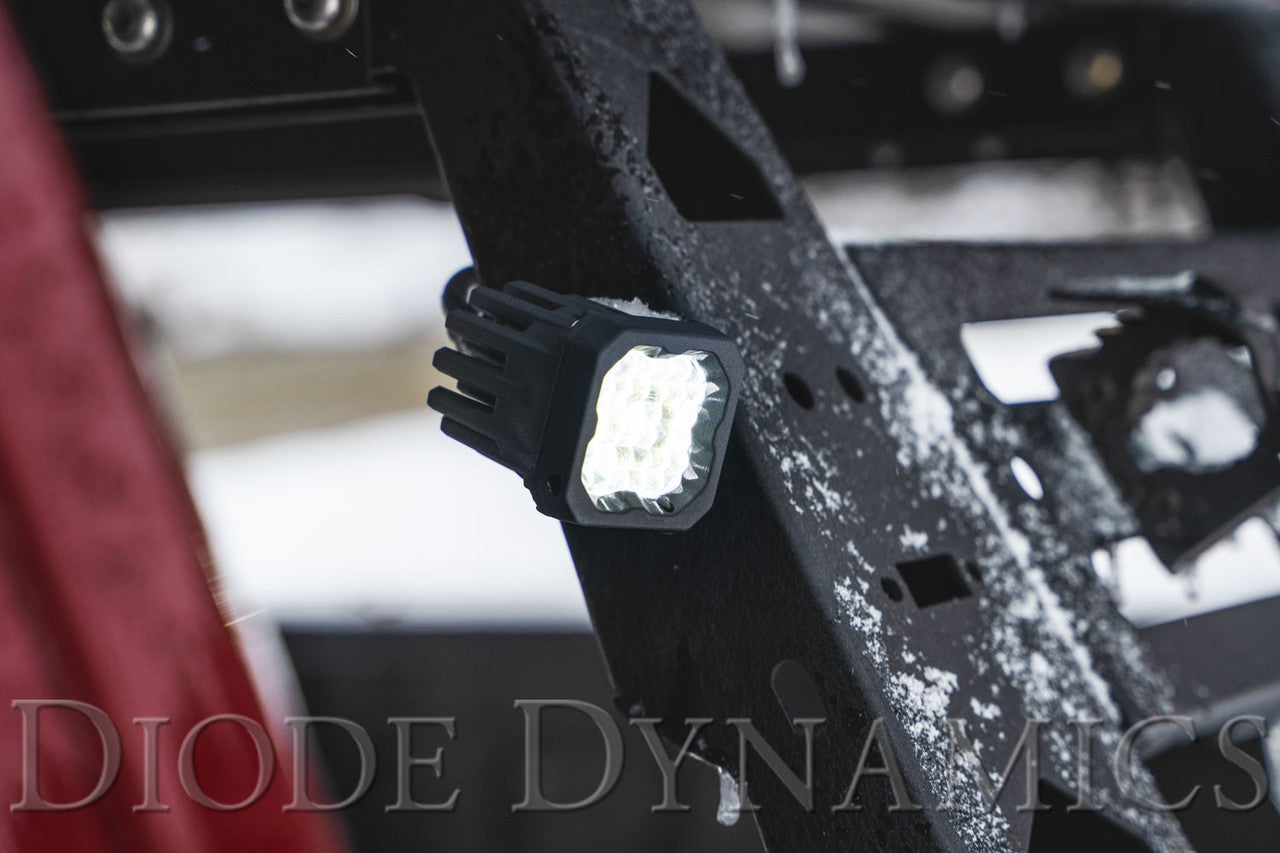 Diode Dynamics Stage Series C1 LED Pod Sport White Flood Standard RBL Pair