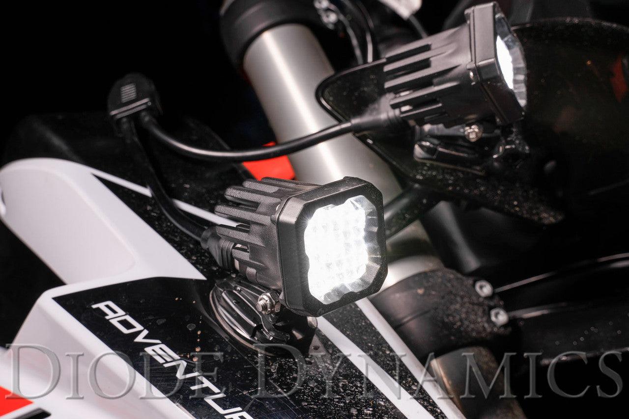 Diode Dynamics Stage Series C1 LED Pod Sport White Spot Standard ABL Pair - Apollo Optics