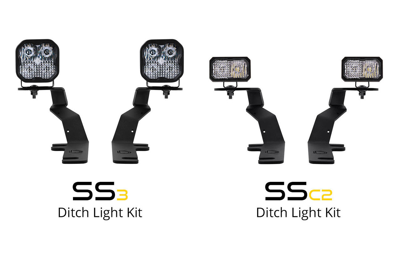 Diode Dynamics SS3 LED Ditch Light Kit for 2015-2020 Ford F-150 Sport White Combo