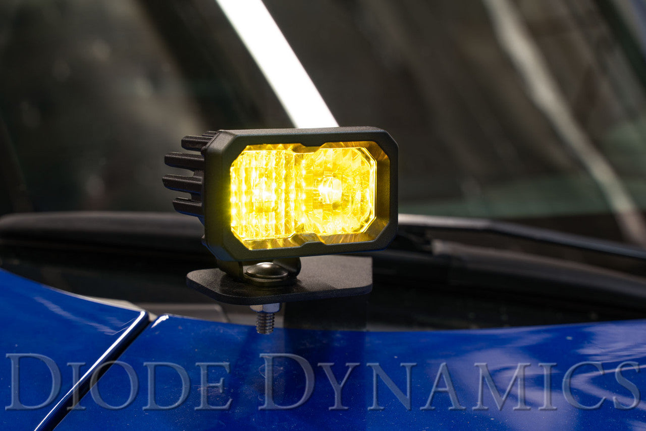 Diode Dynamics SS3 LED Ditch Light Kit for 2015-2021 Subaru WRX-STi, Sport White Combo