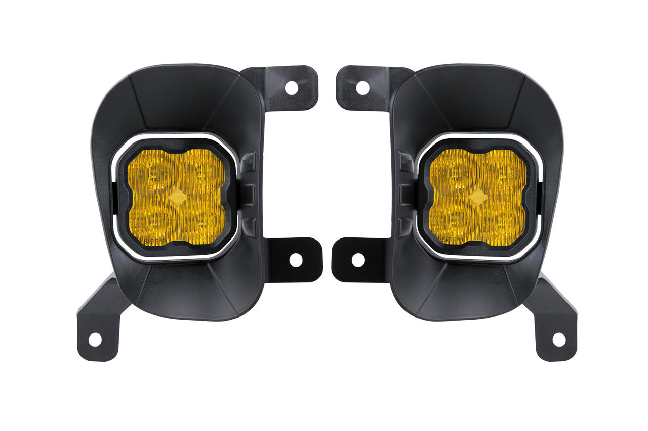 Diode Dynamics SS3 LED Fog Light Kit for 2019-2021 Ram 1500 Classic Yellow SAE-DOT Fog Pro