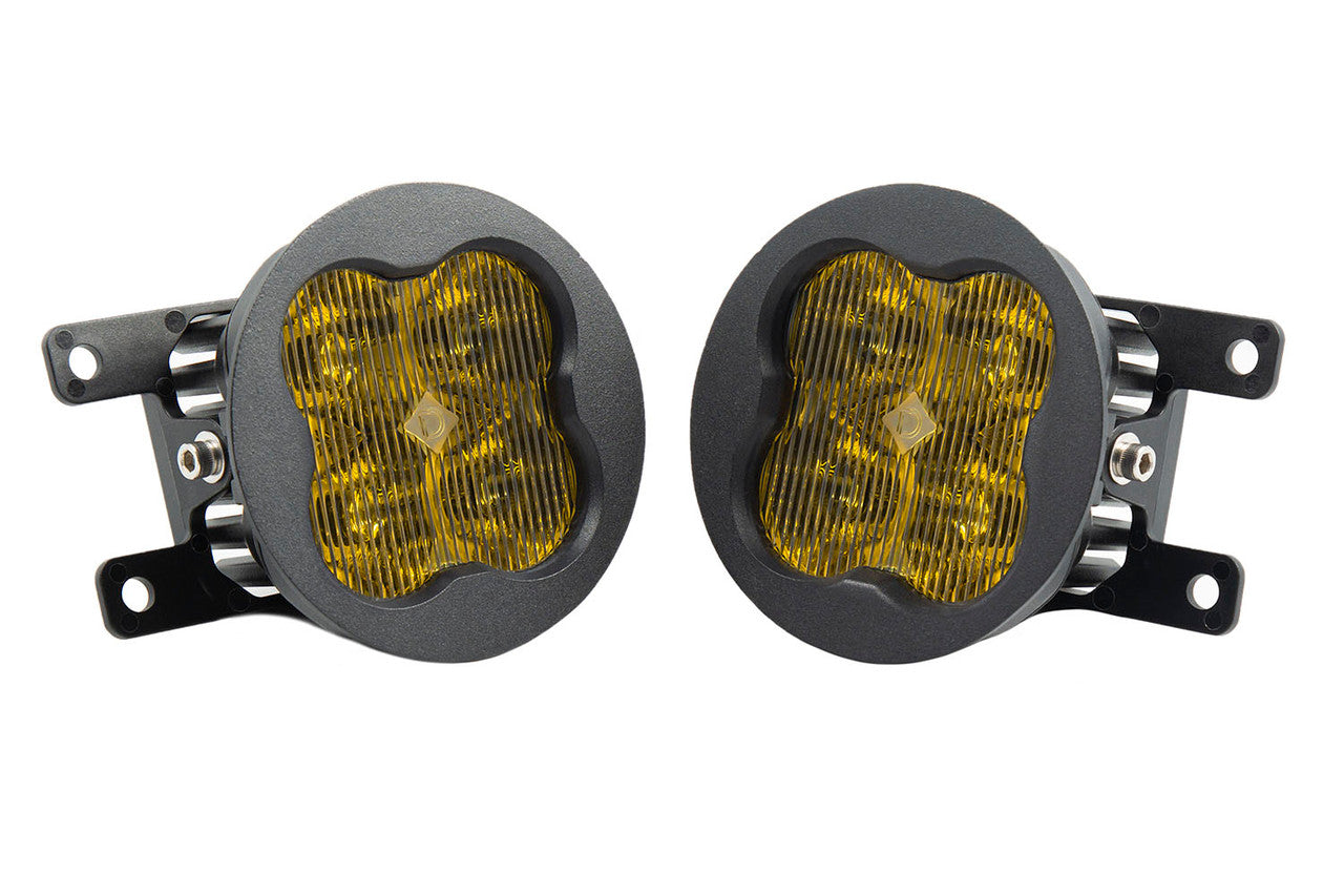 Diode Dynamics SS3 LED Fog Light Kit for 2013-2016 Ford Fusion Yellow SAE-DOT Fog Max