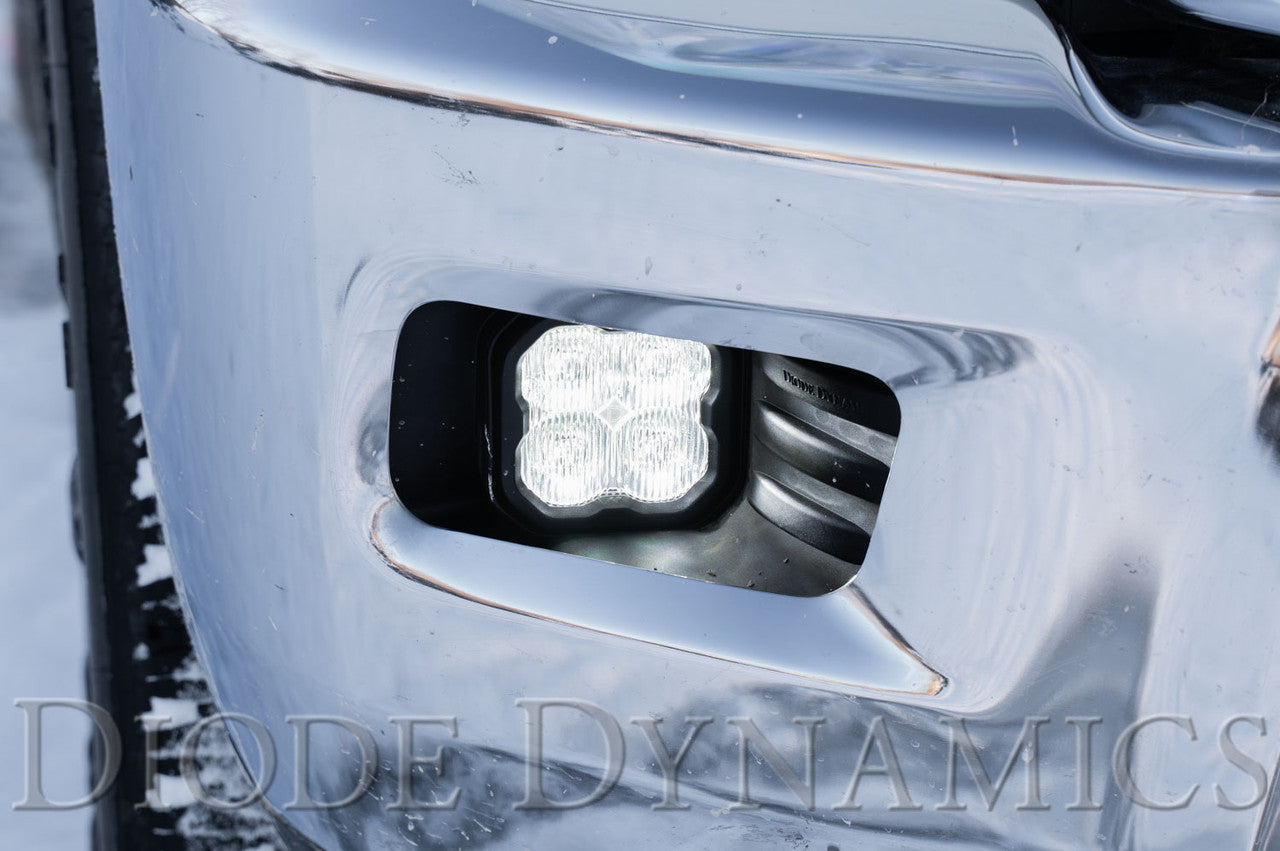 Diode Dynamics SS3 LED Fog Light Kit for 10-18 Ram 2500-3500 White SAE-DOT Fog Max