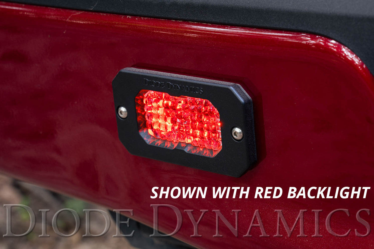 Diode Dynamics Stage Series 2in LED Pod Pro White Combo Flush BBL Pair