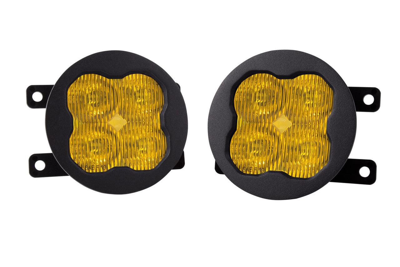 Diode Dynamics SS3 LED Fog Light Kit for 2013-2016 Scion FR-S Yellow SAE-DOT Fog Sport w- Backlight - Apollo Optics