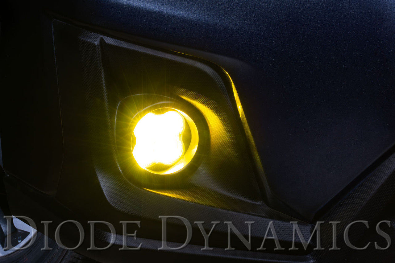 Diode Dynamics SS3 LED Fog Light Kit for 2016-2021 Subaru Crosstrek White SAE-DOT Driving Pro w- Backlight
