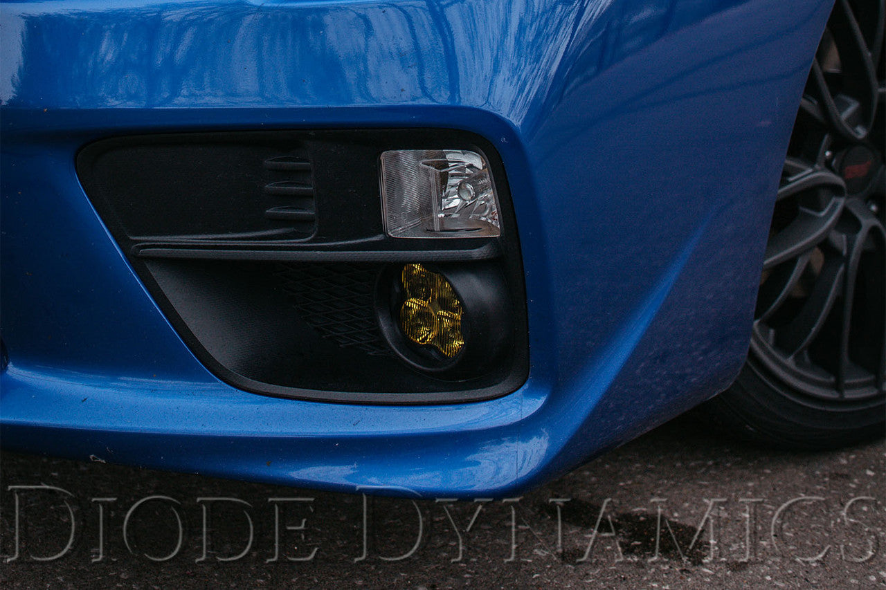 Diode Dynamics SS3 LED Fog Light Kit for 2015-2017 Subaru WRX-STIWhite SAE-DOT Fog Pro w- Backlight