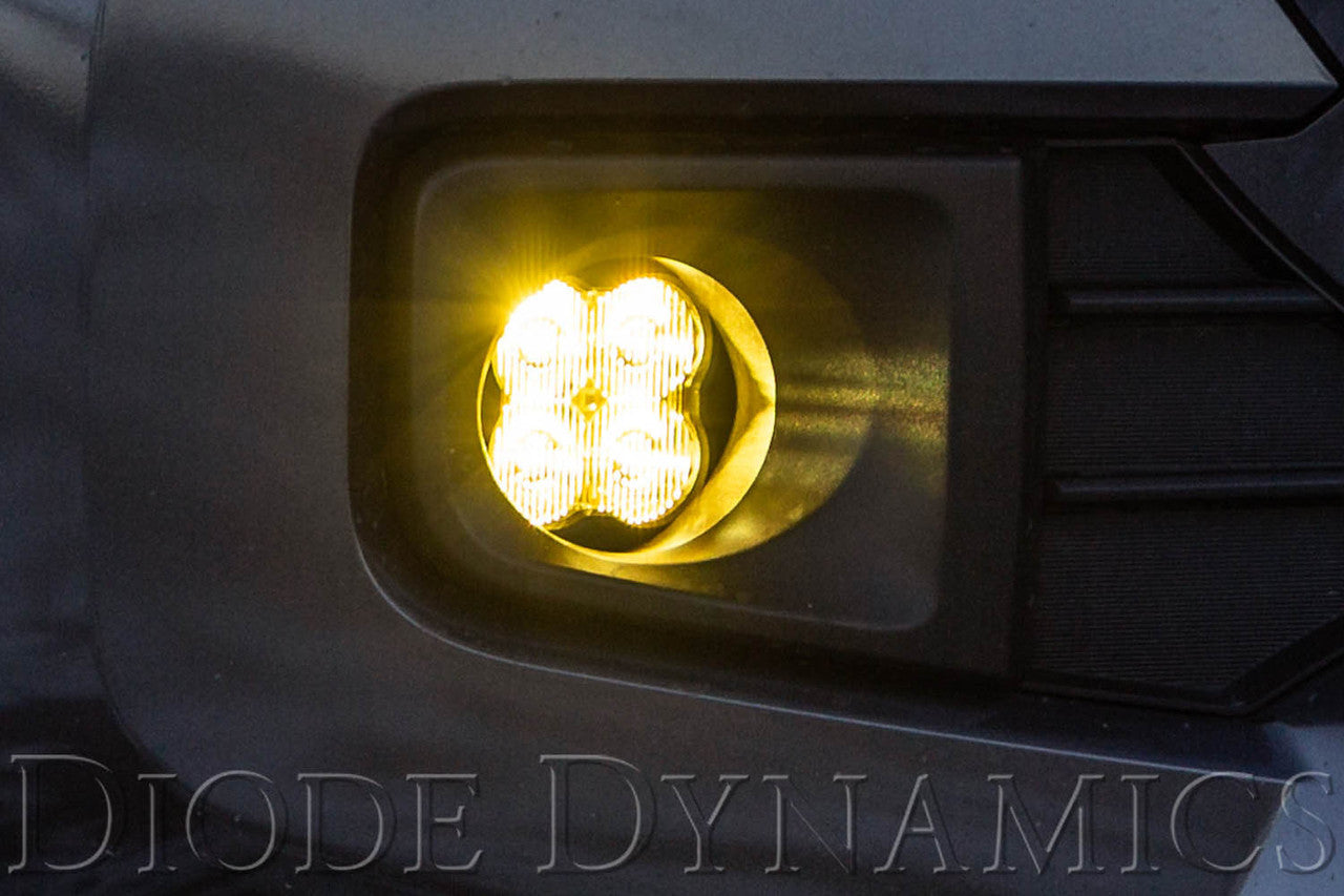 Diode Dynamics SS3 LED Fog Light Kit for 2010-2016 Toyota Prius White SAE-DOT Driving Pro w- Backlight