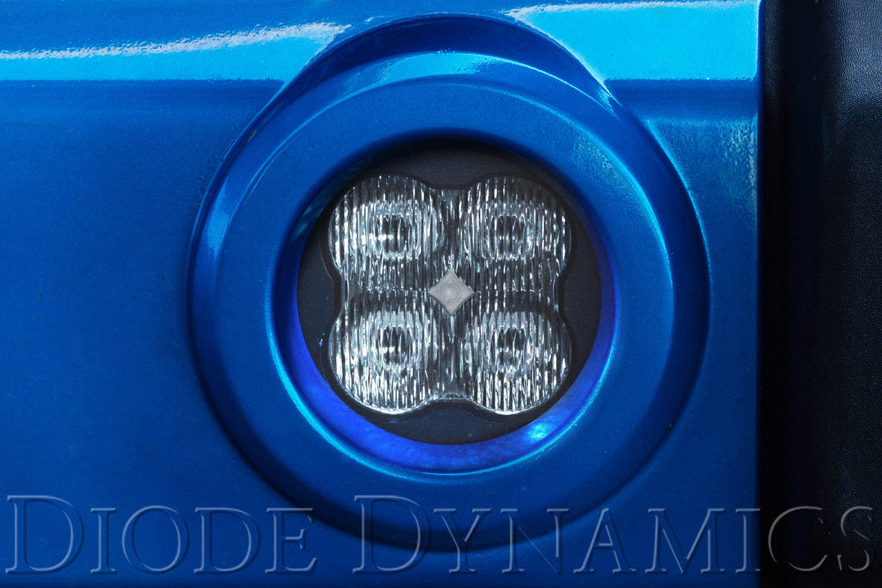 Diode Dynamics SS3 LED Fog Light Kit for 2009-2017 Dodge Journey White SAE-DOT Driving Pro w- Backlight Type M Bracket Kit
