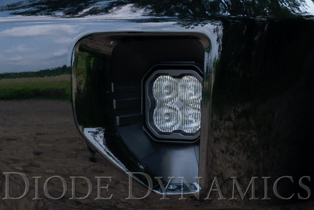 Diode Dynamics SS3 LED Fog Light Kit for 2019 Chevrolet Silverado 1500 LD White SAE-DOT Fog Pro w- Backlight