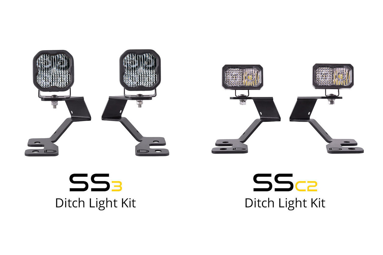 Diode Dynamics SS3 LED Ditch Light Kit for 2021 Ford Bronco Sport, Sport White Combo