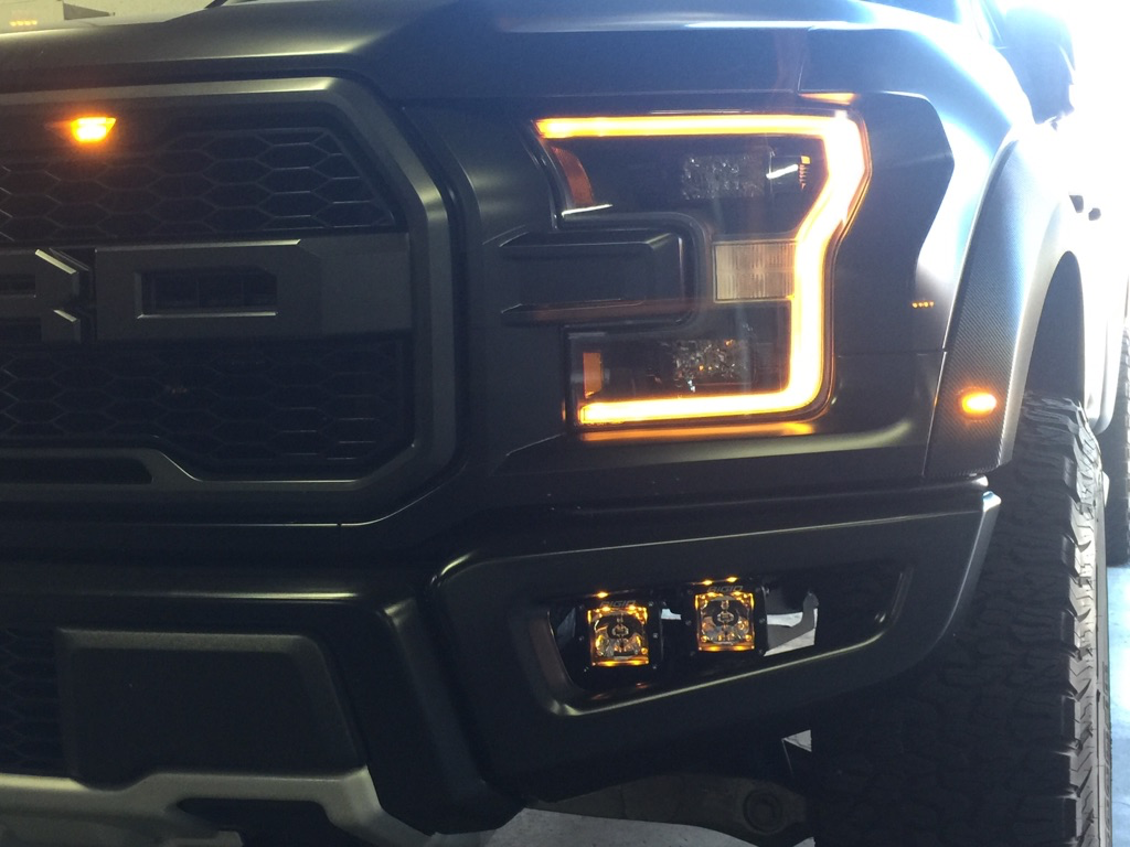 2017-2020 Ford Raptor Fog Light Brackets Multi-Light Kit