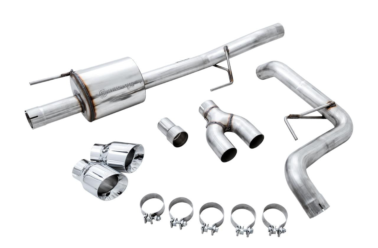 AWE Tuning AWE 0FG Single Exit Exhaust for '15-'20 F-150 - 4.5" Chrome Silver Tips 3015-22066 