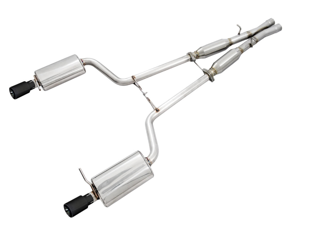AWE Tuning AWE Touring Edition Exhaust for B6 A4 3.0L - with Diamond Black Tips 3015-33014 