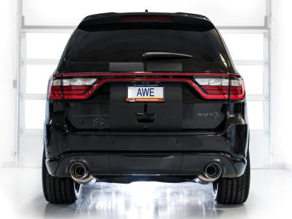 AWE Tuning AWE Touring Edition Exhaust for Dodge Durango 6.4 / 6.2 SC - Chrome Silver Tips 