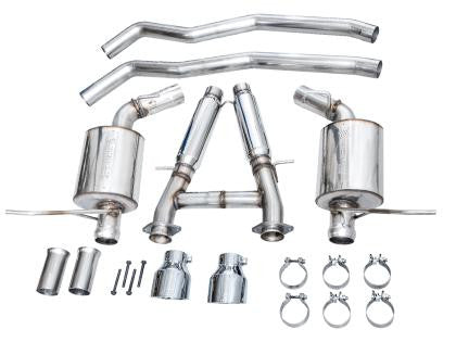 AWE Tuning AWE Touring Edition Exhaust for Dodge Durango 6.4 / 6.2 SC - Chrome Silver Tips 