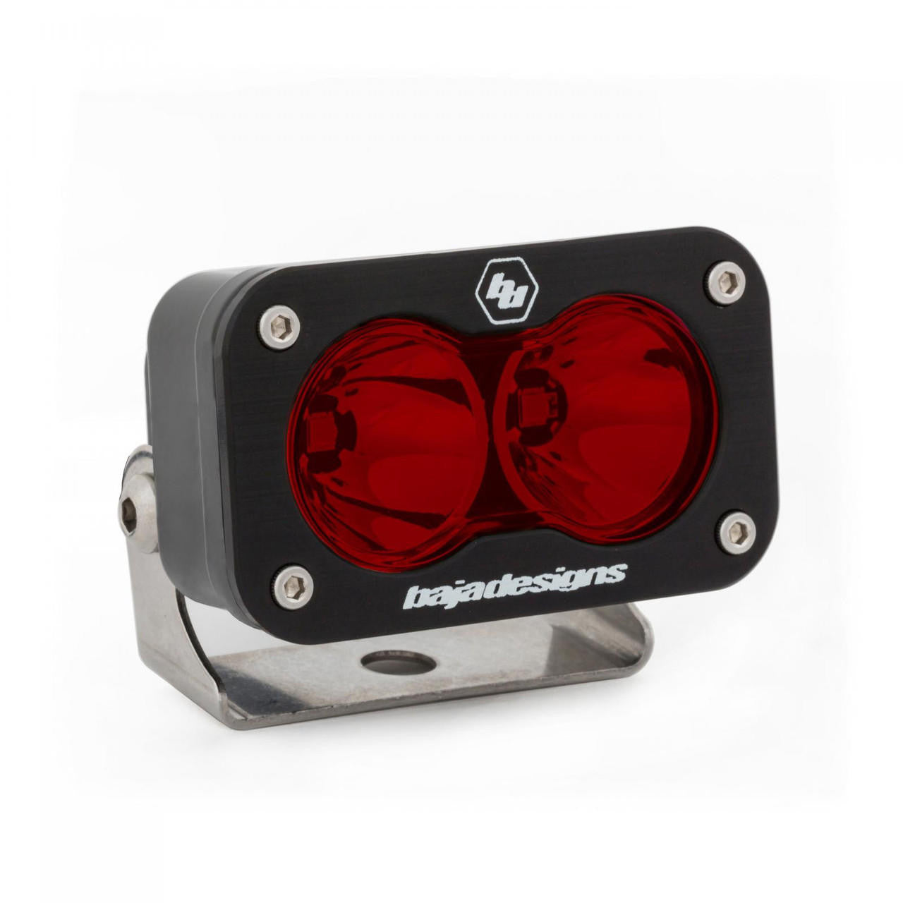  Baja Designs S2 Sport Black LED Light Pod, Spot Pattern, Red 540001RD 