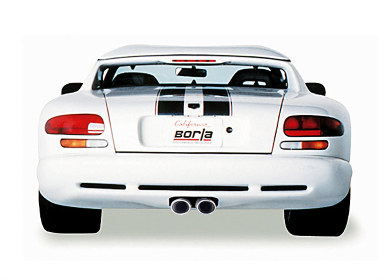 Borla 1996-2002 Dodge Viper GTS/RT-10 Cat-Back Exhaust System, S-Type, Chrome Tips 14663 