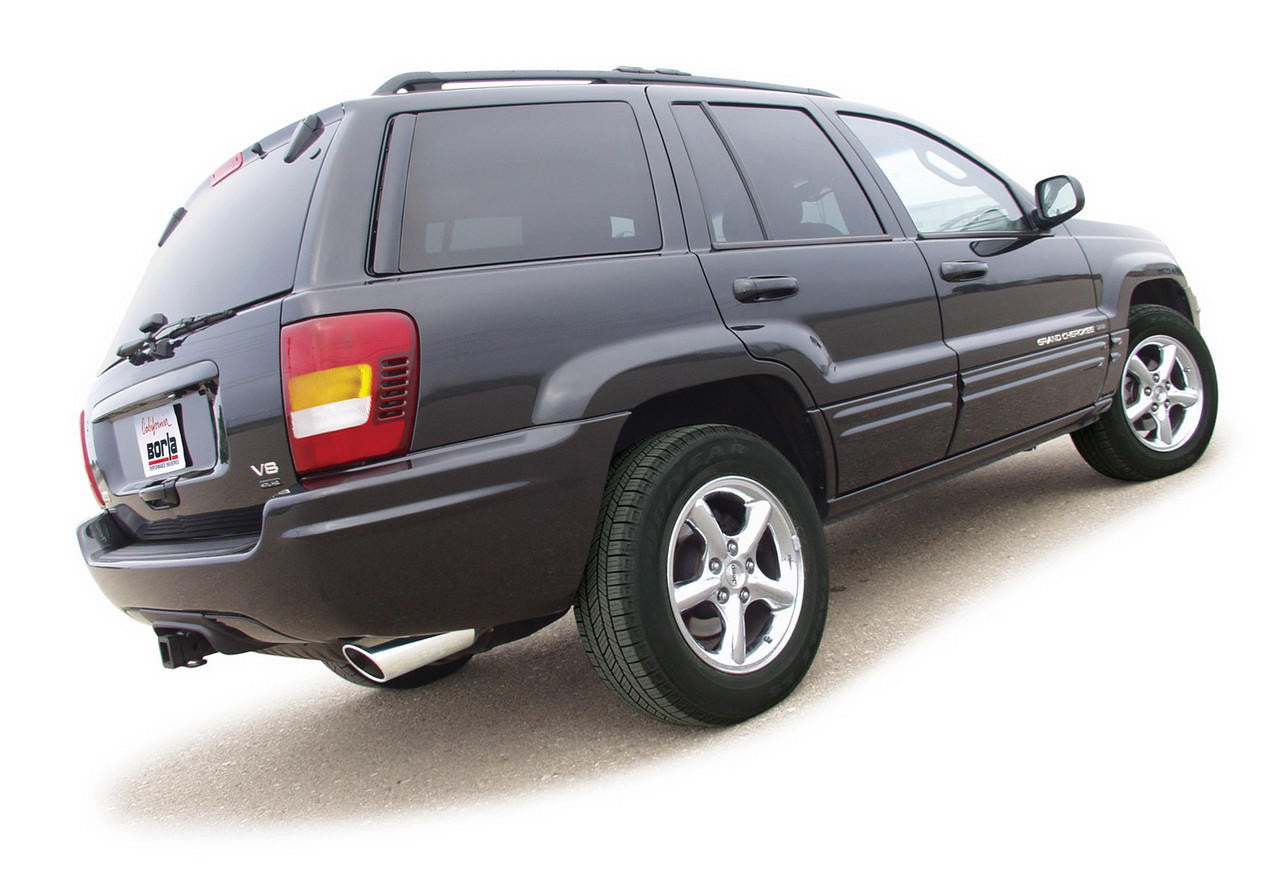 Borla 1999-2004 Jeep Grand Cherokee WJ Cat-Back Exhaust System, Touring, Chrome Tips 14836 