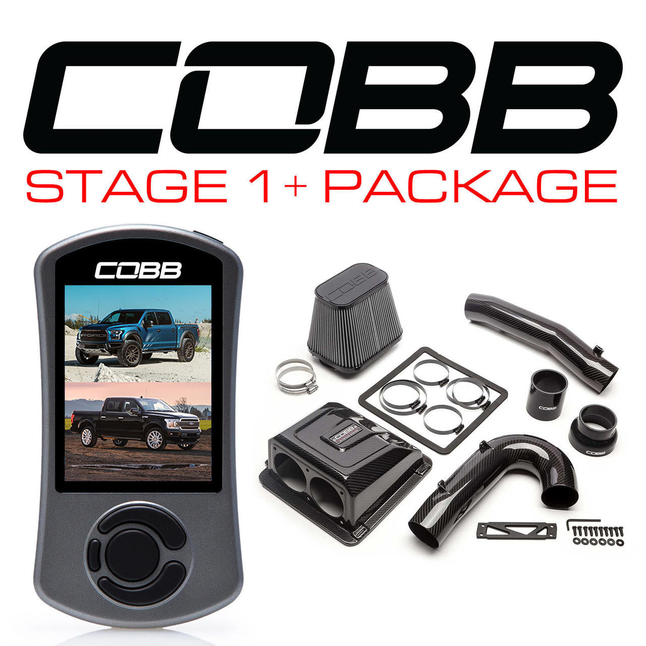 COBB Tuning COBB Stage 1+ Power Package (Choose Your Options) - F-150 Raptor / Limited VAR-FOR005001P 
