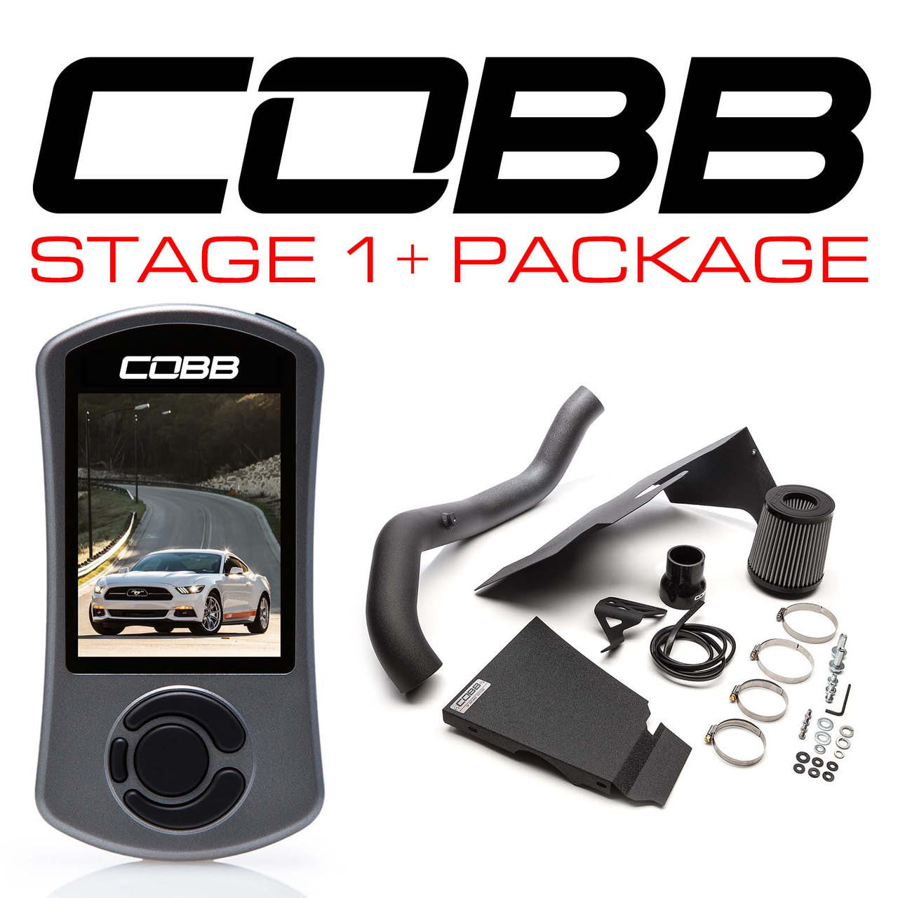  COBB Tuning Stage 1+ Power Package for Ford Mustang Ecoboost 15-17 FOR003001P 