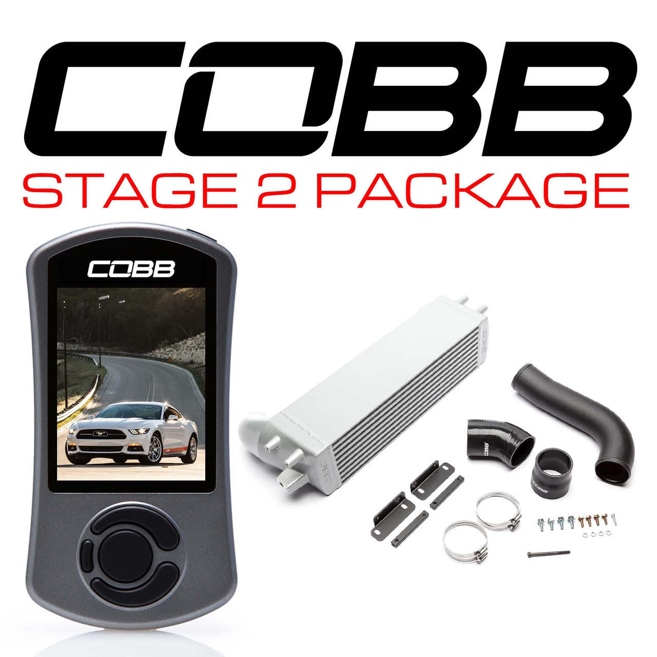  COBB Tuning Stage 2 Power Package for Ford Mustang Ecoboost 18-23 6M1X02-NI 