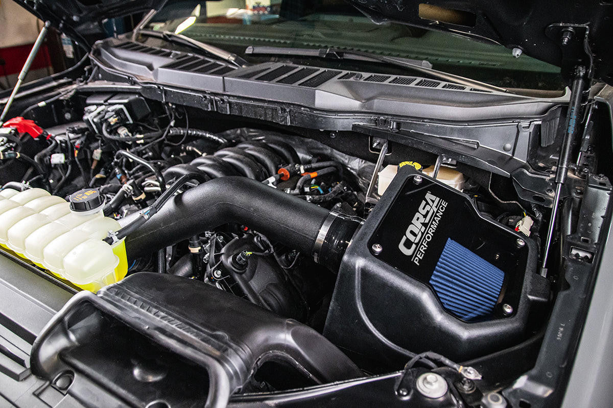 Corsa Performance MaxFlow 5 Closed Box Air Intake 2021-2022 Ford F-150 5.0L V8 Corsa Performance 49150 