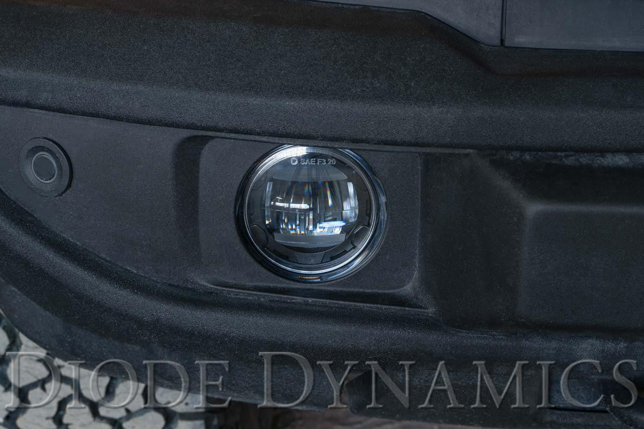 Diode Dynamics Elite Series Fog Lamps for 2017-2019 Nissan Titan Pair Cool White 6000K Diode Dynamics DD5128P-esf-2498 