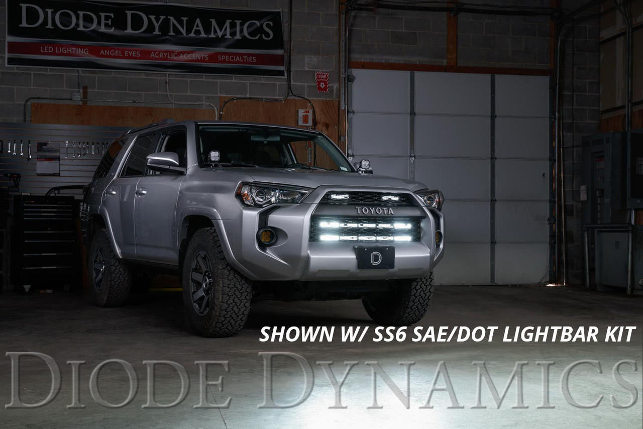 Diode Dynamics SS30 Dual Stealth Lightbar Kit for 2014-2019 Toyota 4Runner Amber Driving Diode Dynamics DD6767 