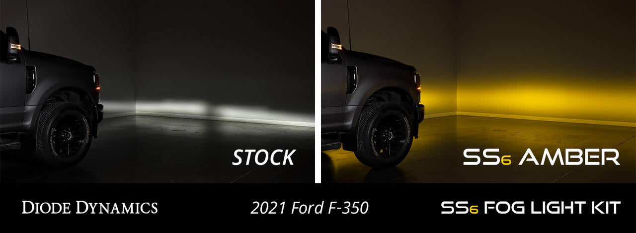 Diode Dynamics SS6 LED Fog Light Kit for 2020+ Ford Super Duty VAR-DD7583 