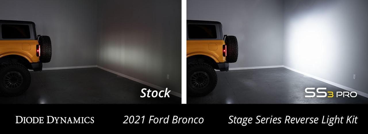 Diode Dynamics Stage Series Reverse Light Kit for 2021-2022 Ford Bronco C1 Pro DD7354 