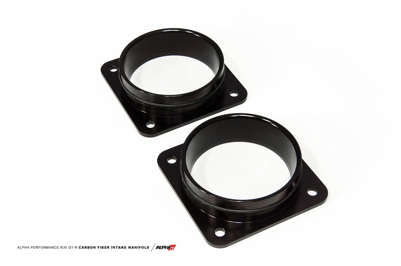 AMS Performance Alpha Performance GTR R35 Stock Throttle Body Adapters for Alpha Intake Manifold
