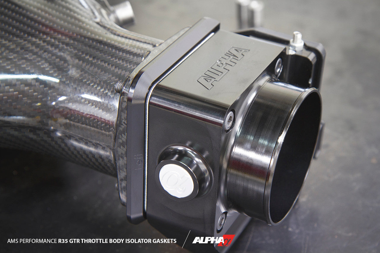 AMS Performance Alpha Performance R35 GTR Throttle Body Isolator Kit - Alpha