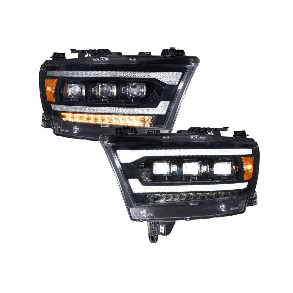 Form Lighting 2019-2023 Ram 1500 Sequential LED Projector Headlights (Pair) 