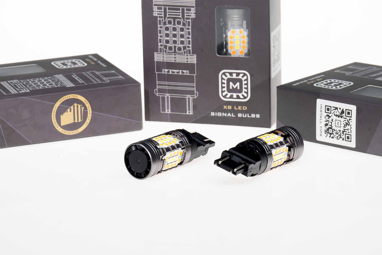 Morimoto 4257: XB LED Bulbs (Amber/Set) LED417 