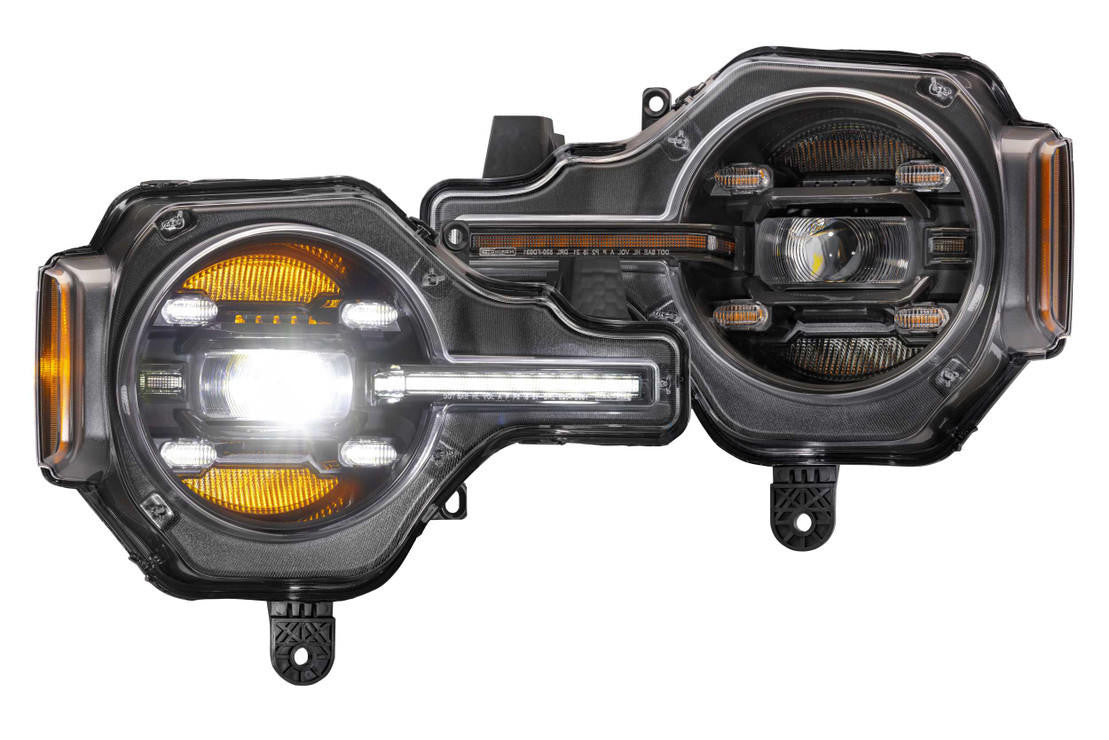 Morimoto XB LED Headlights: Ford Bronco (21+) (Pair / White DRL) LF497 