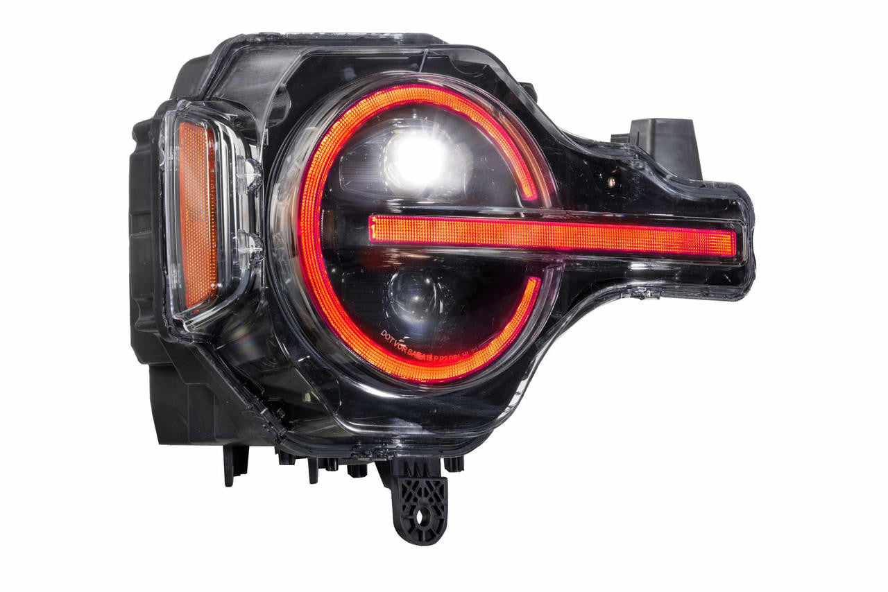 Morimoto XRGB LED Headlights: Ford Bronco (21+) (Pair / RGB DRL) LF496 