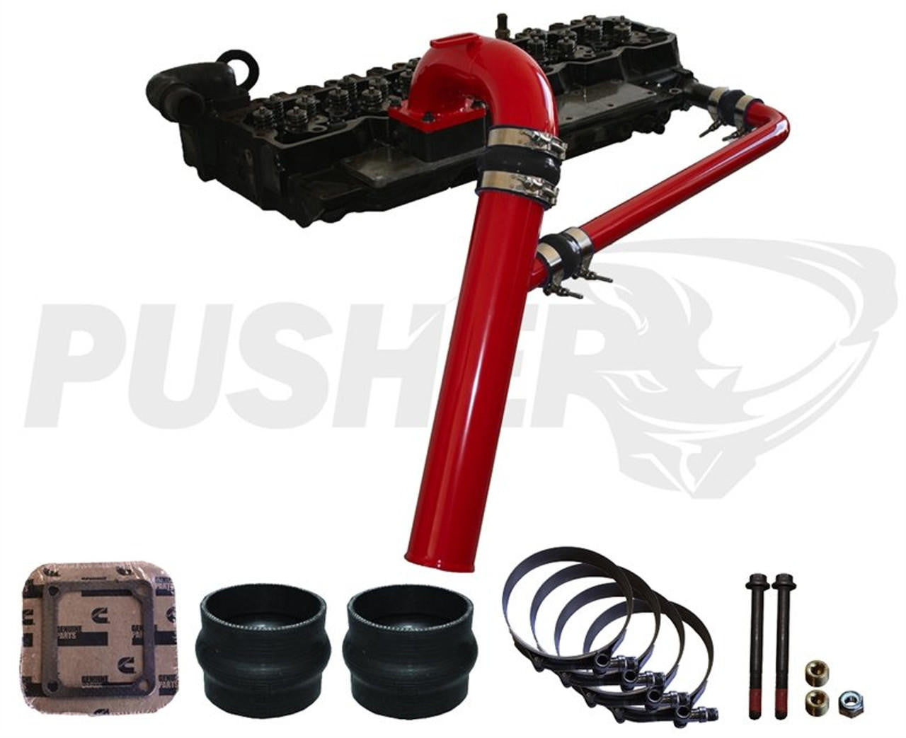 Pusher Intakes Pusher 3" Intake Manifold with 3" Cross-Air Package for 1998.5-2002 Dodge Cummins VAR-PDC9802CAK 