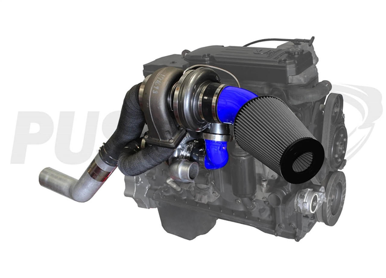Pusher Intakes Pusher High Mount Compound Turbo System for 2003-2007 Dodge Cummins Trucks VAR-PDC0307HM 