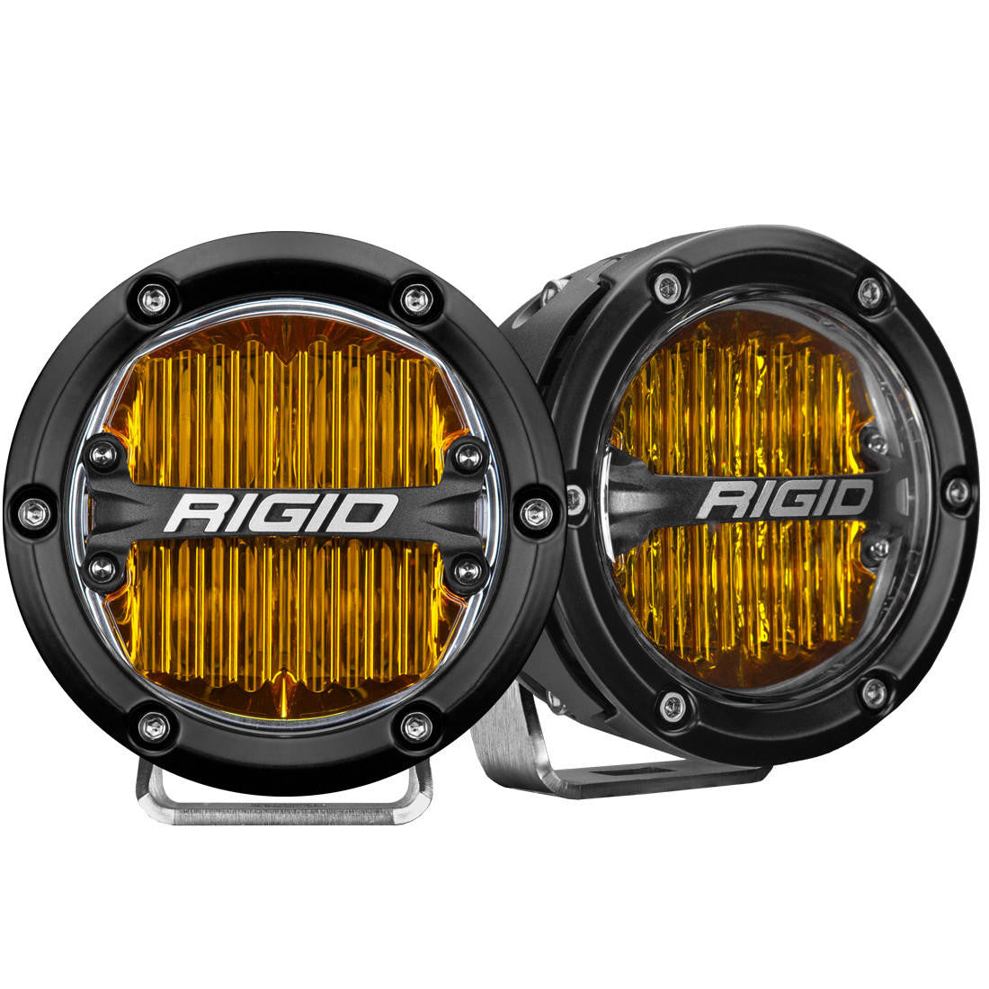 RIGID Industries 360-Series Pro SAE 4 Inch Fog Light Yellow Pair RIGID Industries 36121 