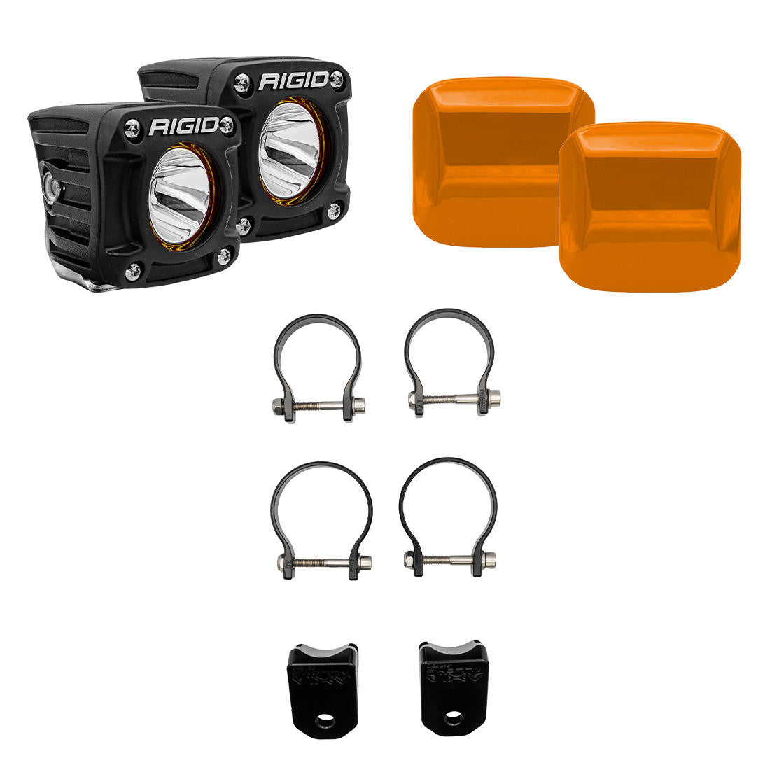 RIGID Industries Side-by-Side Revolve A-Pillar Light Kit (Universal) 
