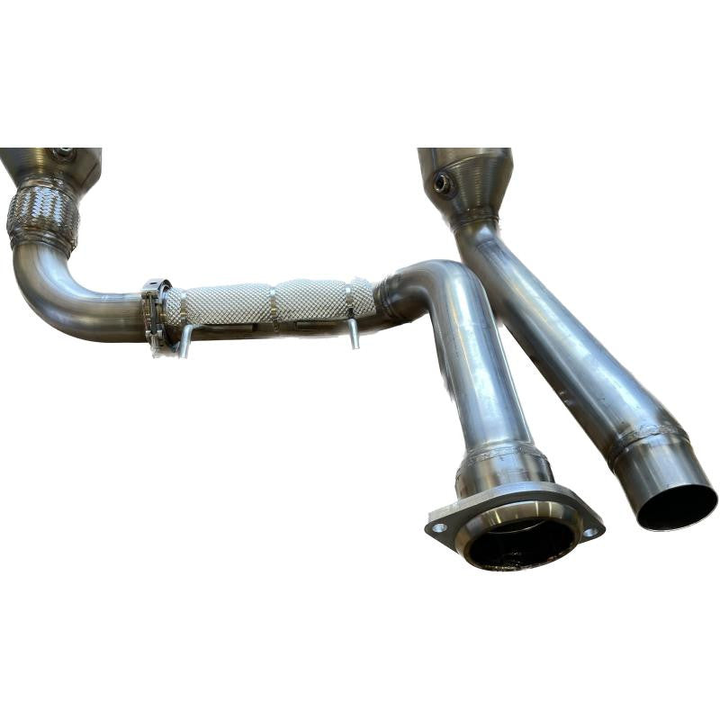 SPD Performance 2021+ Ford F-150 Raptor 3.5L Alpha Catted Downpipes 
